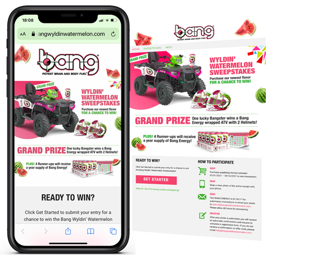 Sweepstakes Promotion to Drive Trial and Sales for Bang Energy